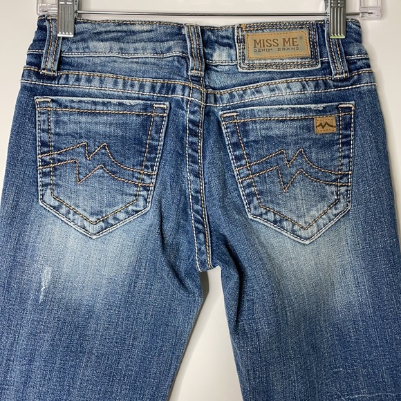 Miss Me Denim Size 26 Women's Sunny Boot Cut Santa Barbara - Picture 8 of 15